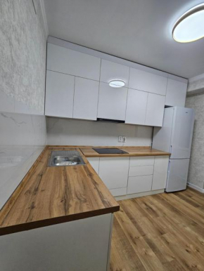 2 room apartment kitchen and bedroom